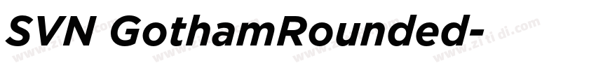 SVN GothamRounded字体转换